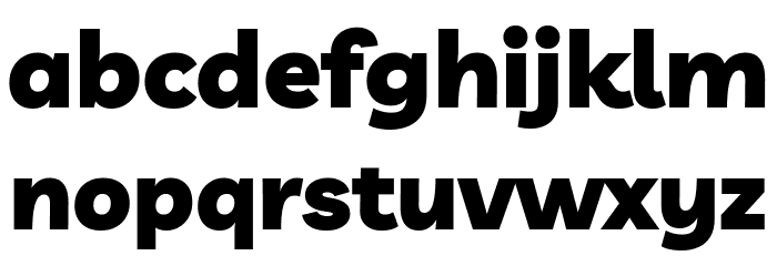 Livvic Black Font LOWERCASE