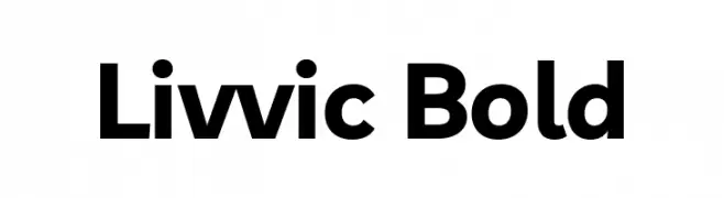 Livvic Bold  Free Fonts Download