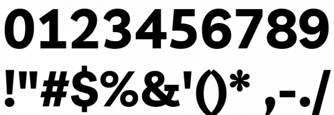 Livvic Bold Font OTHER CHARS