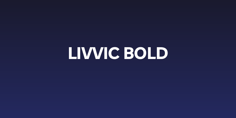 Livvic Bold Social Header