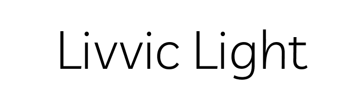 Livvic Light  नि: शुल्क फ़ॉन्ट्स डाउनलोड