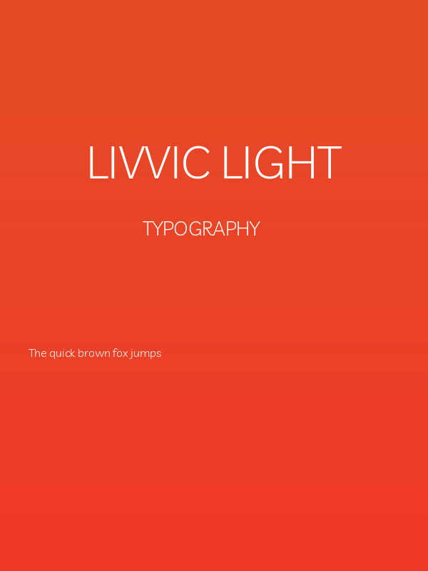 Livvic Light Poster