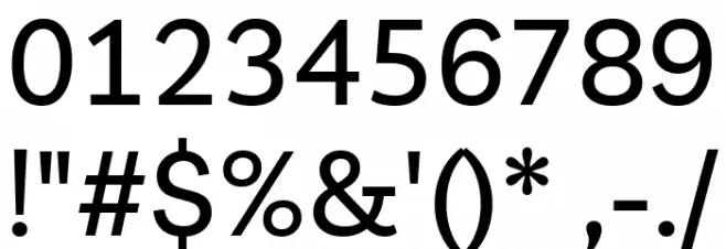 Livvic Medium Font OTHER CHARS