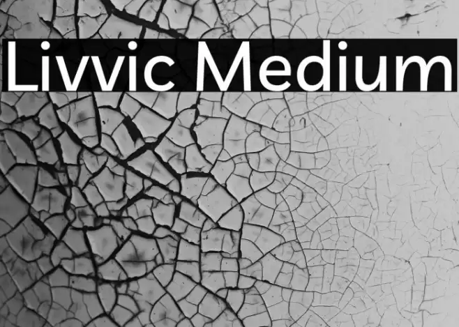 Livvic Medium Font examples