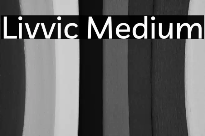 Livvic Medium Font examples