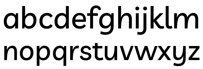 Livvic Medium Font LOWERCASE