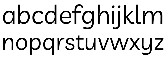 Livvic Regular Font LOWERCASE