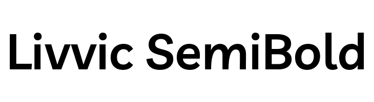 Livvic SemiBold  Free Fonts Download