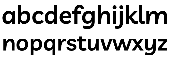 Livvic SemiBold Font LOWERCASE