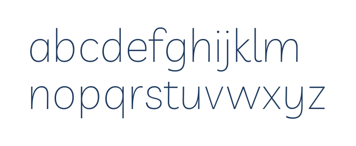 Livvic Thin Lowercase