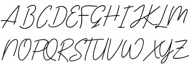 Livvie Signature Regular Polices MAJUSCULES