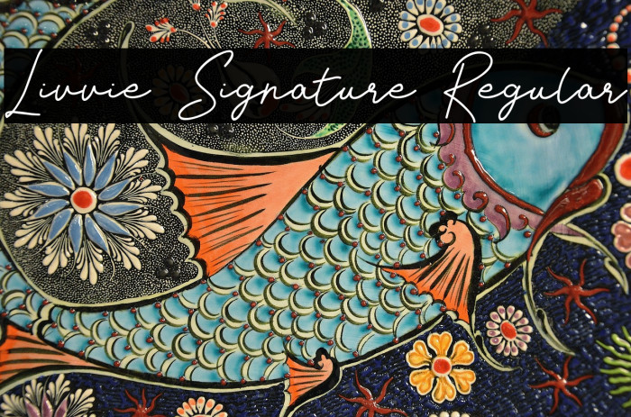 Livvie Signature Regular Example 2