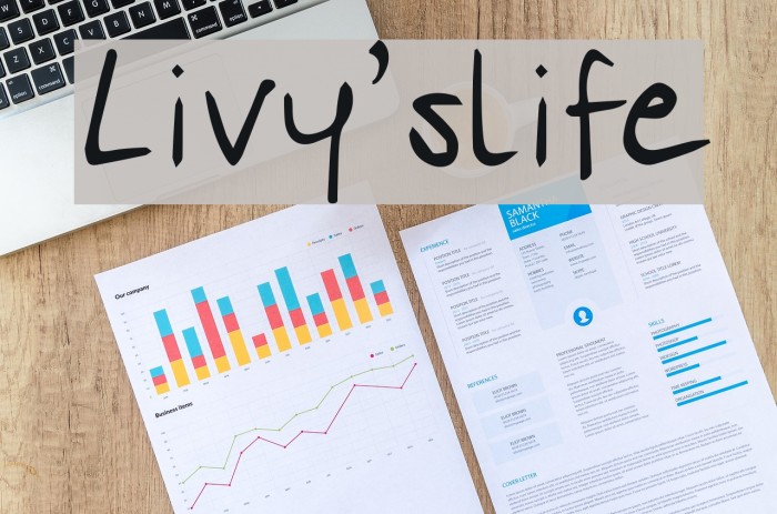Livy'slife Font examples