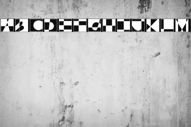 Lixie Abstract Font examples