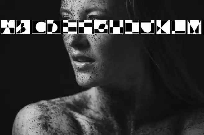 Lixie Abstract Font examples