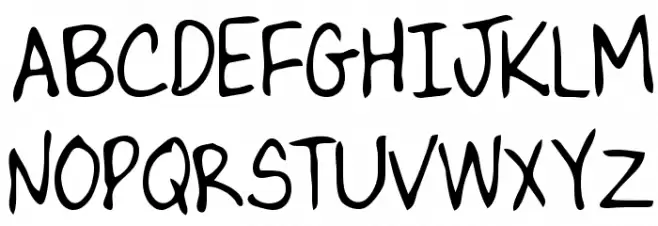 Lizard Regular Schriftart Groß