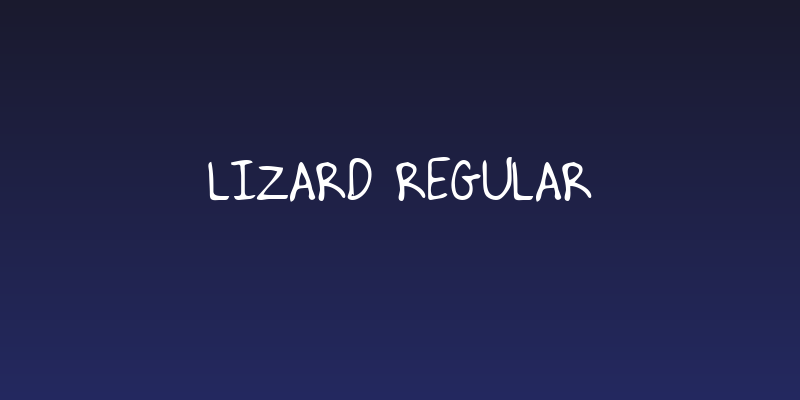 Lizard Regular Social Header