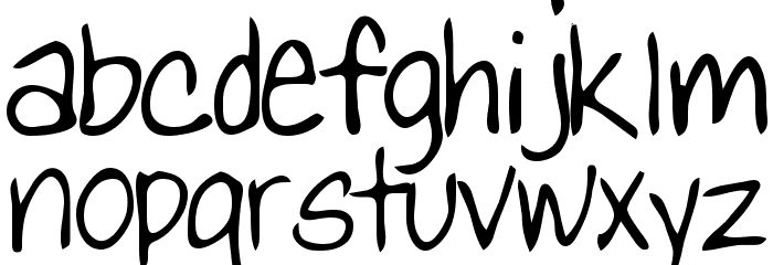 Lizard Regular Font LOWERCASE