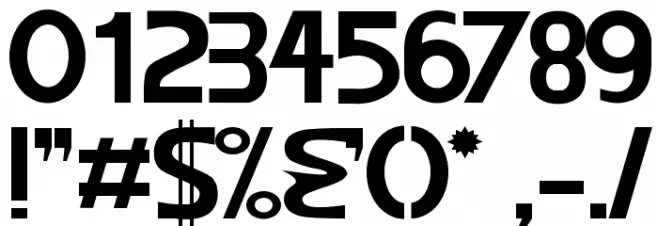 Lizard Font OTHER CHARS