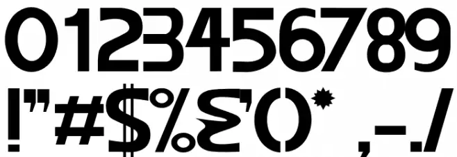 Lizard Font OTHER CHARS