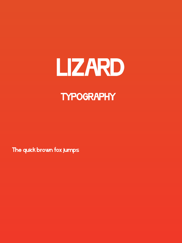 Lizard Poster