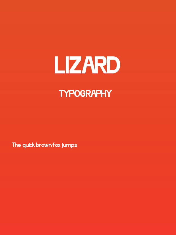 Lizard Poster