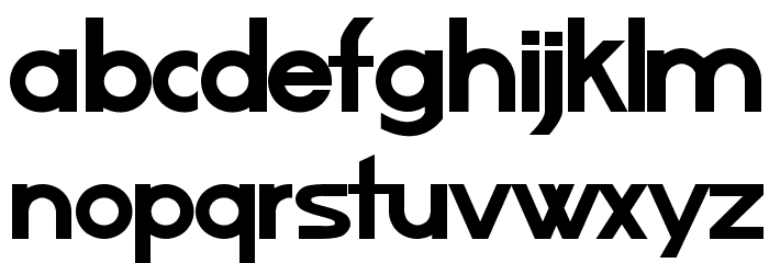 Lizard Font LOWERCASE