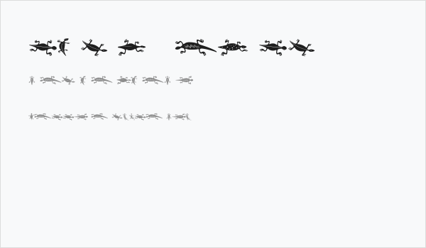 Lizards Regular Business Card