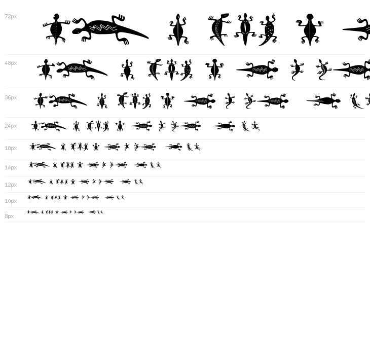 Lizards Regular Waterfall