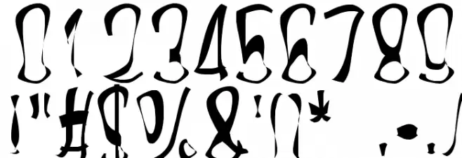 Lizzard Schriftart Anderer Schreiben