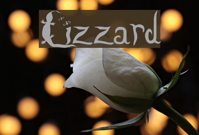 Lizzard Font examples
