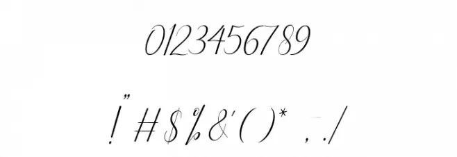 lieselotte Font OTHER CHARS