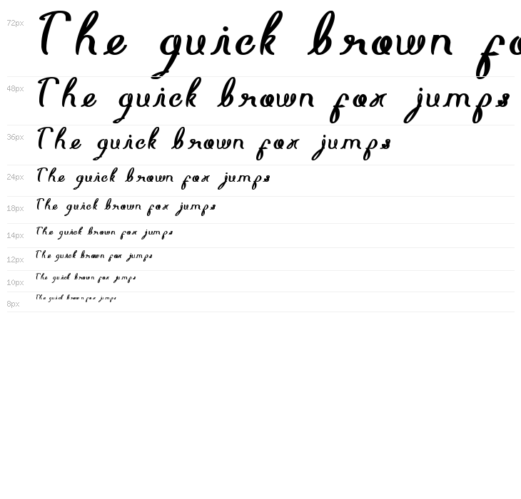 life is font Waterfall