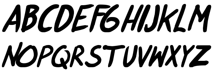 life signals Bold Italic Font LOWERCASE