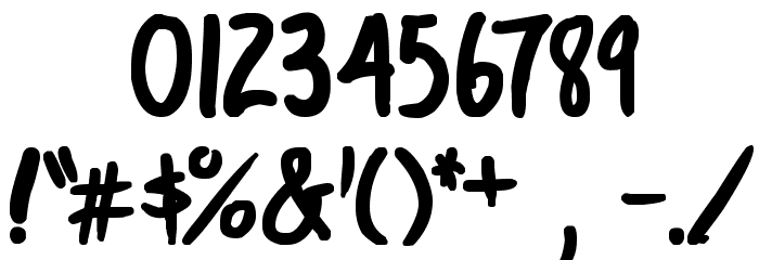 life signals Bold Font OTHER CHARS