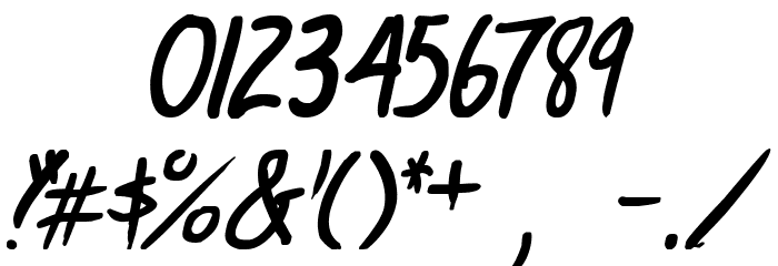life signals Italic Font OTHER CHARS