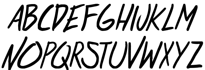 life signals Italic Font LOWERCASE