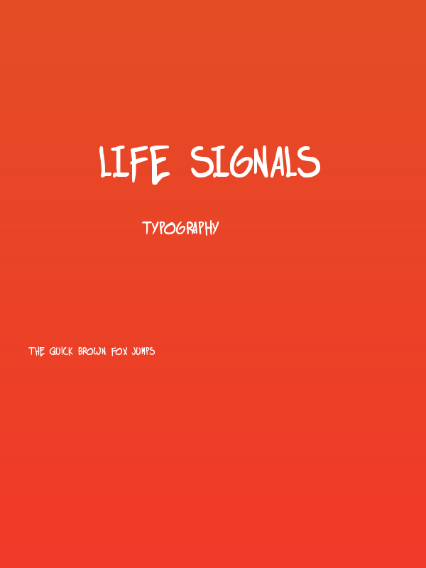 life signals Poster