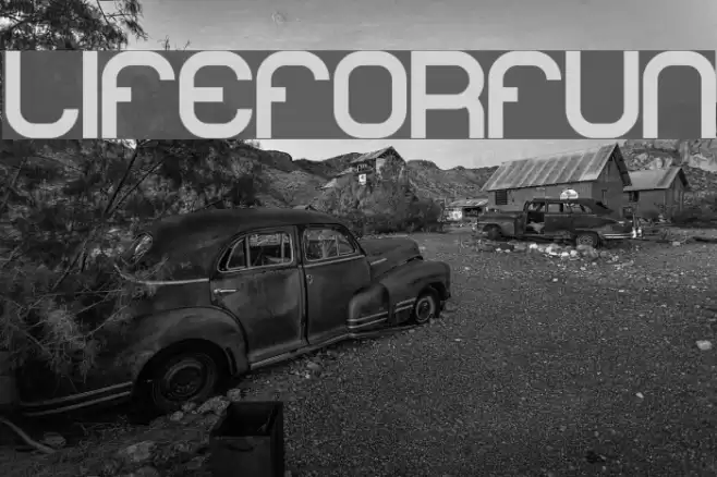 lifeforfun Font examples