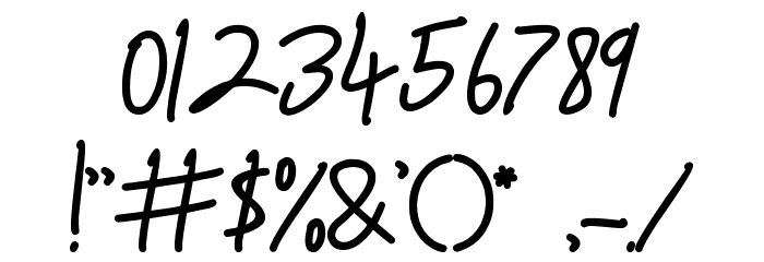 lifetime Font OTHER CHARS