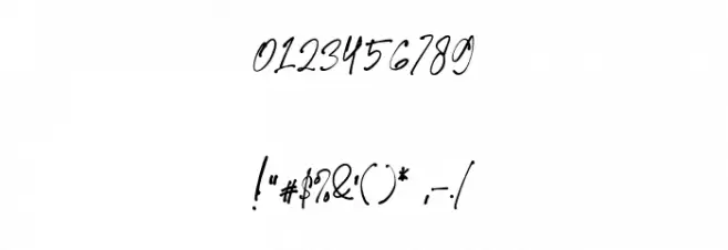 ligatures-script Regular Font OTHER CHARS