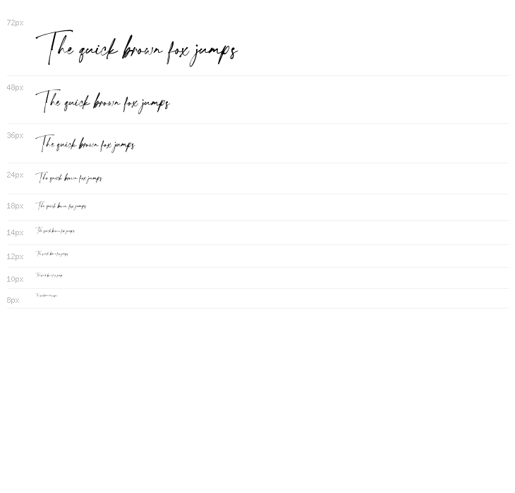 ligatures-script Regular Waterfall