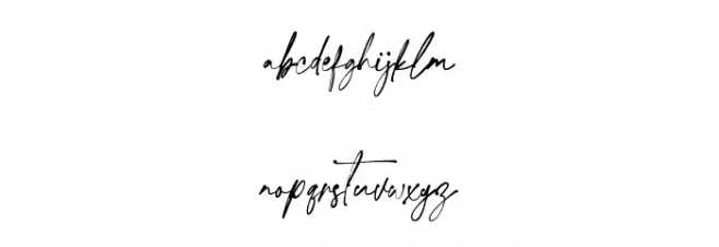 ligatures-script Regular फ़ॉन्ट लोअरकेस