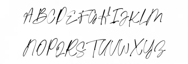 ligatures-script Regular Polices MAJUSCULES