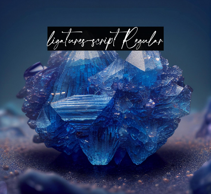 ligatures-script Regular Example 2