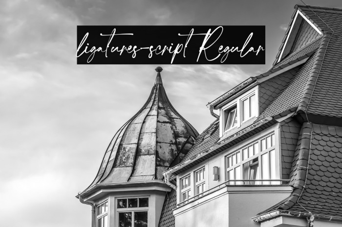 ligatures-script Regular Example 3