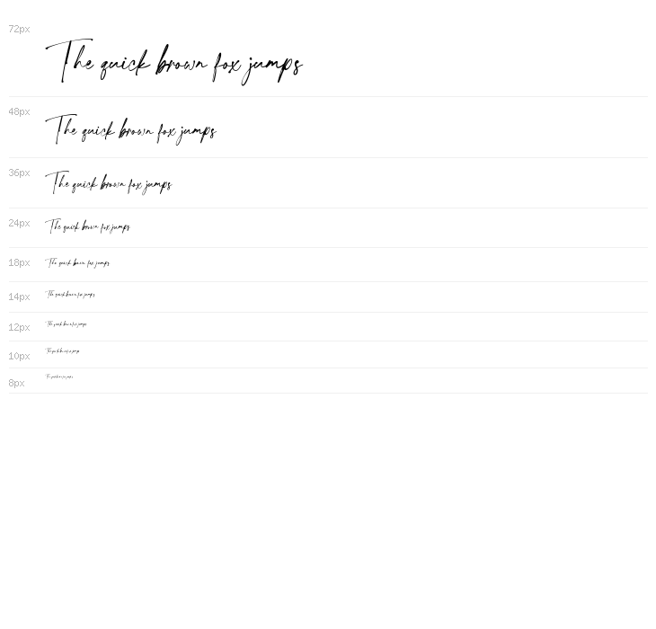 ligatures-script Regular Waterfall