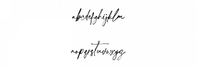 ligatures-script Regular Caratteri MINUSCOLO