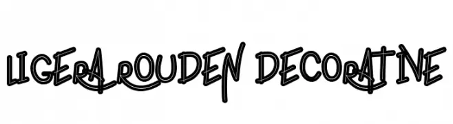 ligera rouden Decorative  フリーフォントのダウンロード