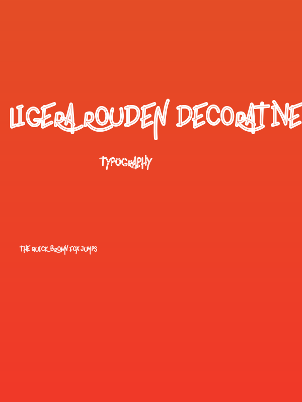 ligera rouden Decorative Poster